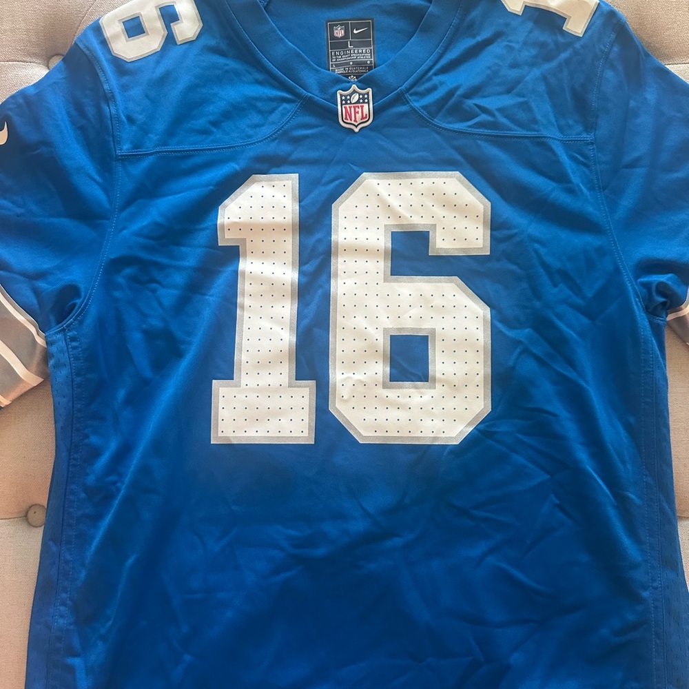 Nike Detroit Lions Goff Jersey New without Tags